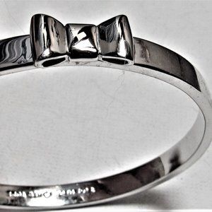 KATE SPADE Bangle BOW Bracelet Silver Tone
